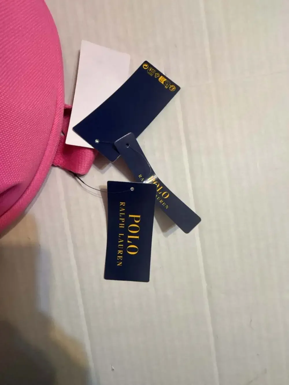 Polo Ralph Lauren Pink Polo Bear Backpack